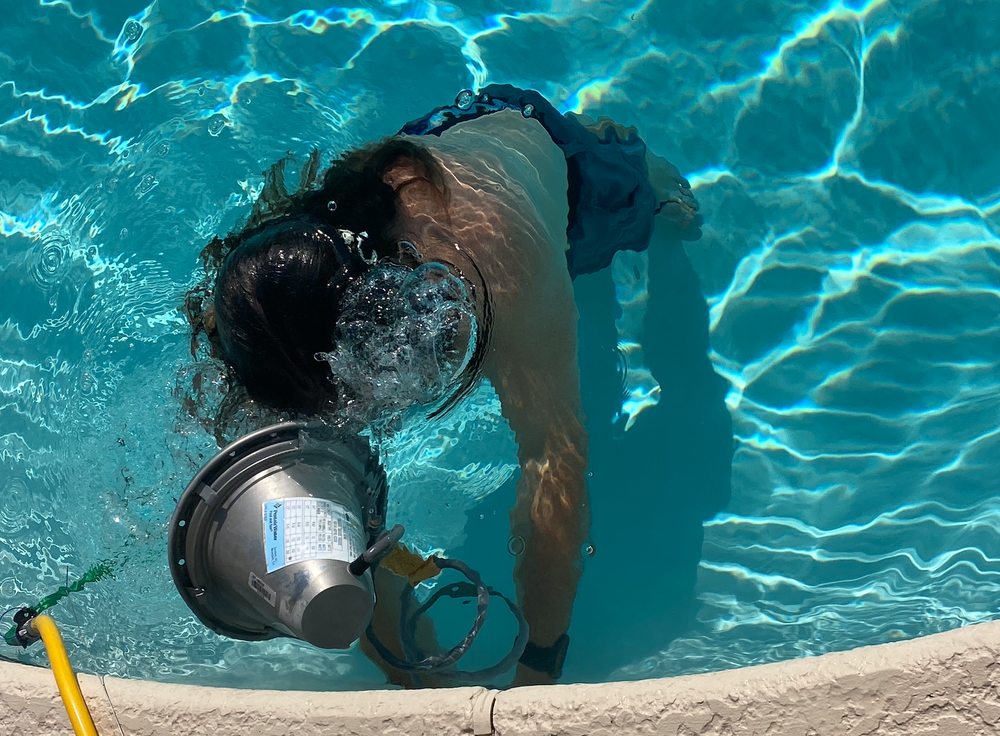 Weekly pool cleaning service in the Las Vegas Valley