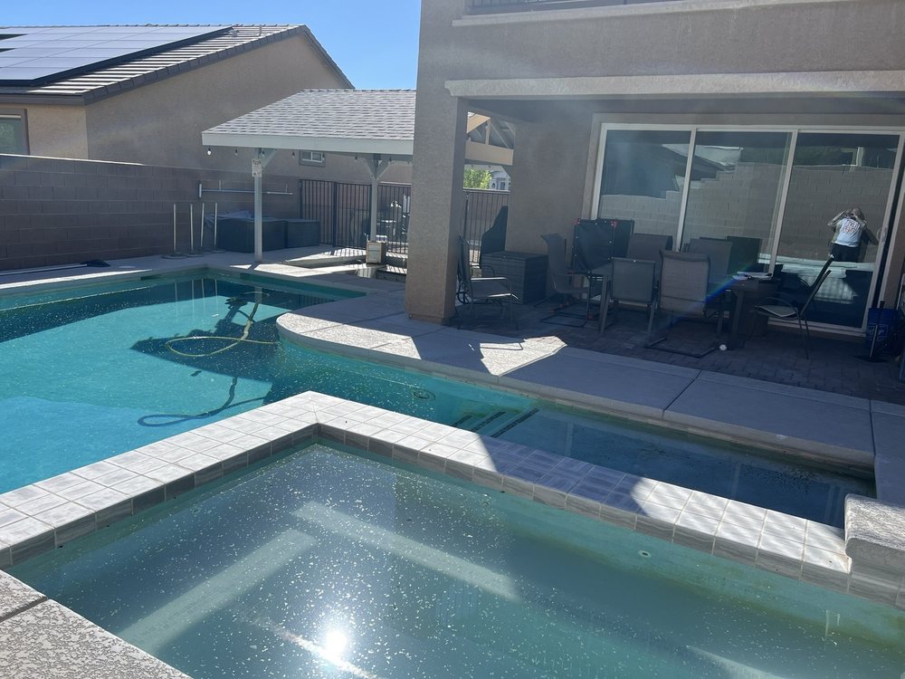 Green-to-clean pool restoration